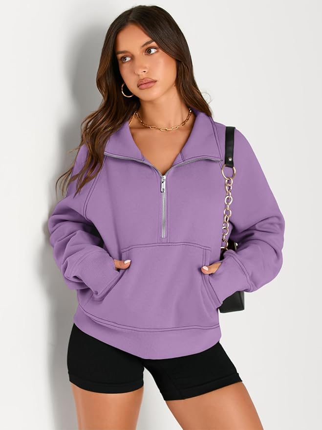Half Zip Sweatshirts