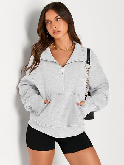 Half Zip Sweatshirts