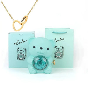 Eternal Bear & Personalized Necklace