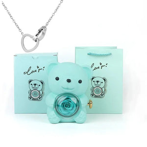 Eternal Bear & Personalized Necklace