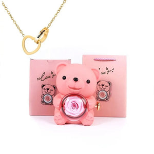 Eternal Bear & Personalized Necklace