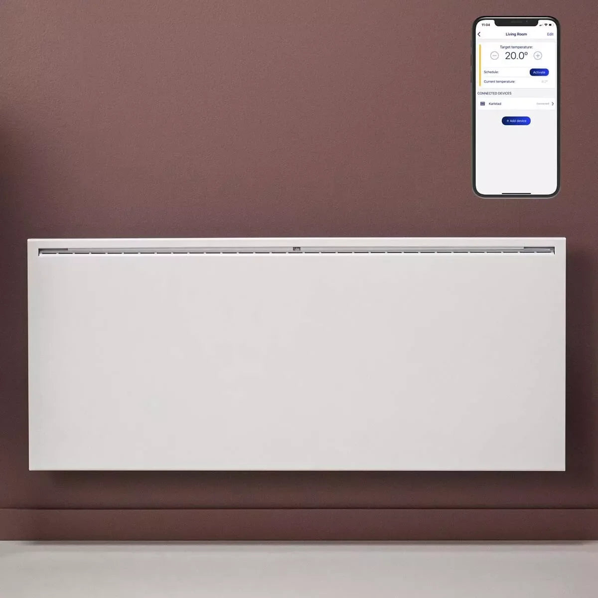 IPX4 Smart Electric Wall Panel Heater