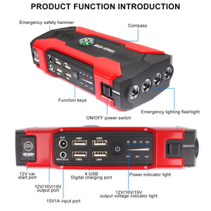 2000A Peak 99800mAh Car Jump Starter