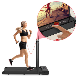 Folding Treadmill, Under Desk Treadmill, Walking Jogging Machine for Home Office