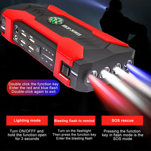 2000A Peak 99800mAh Car Jump Starter